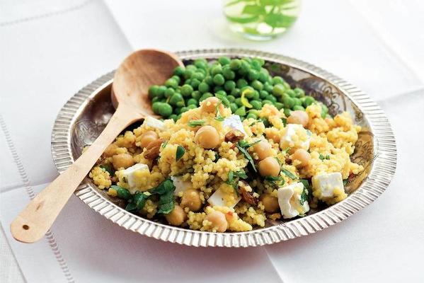 couscous with garden peas