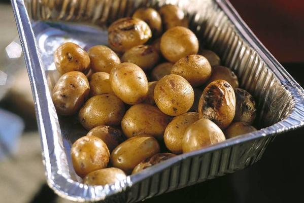 grilled baby potatoes