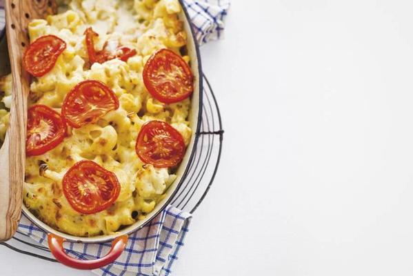 cauliflower pasta with cheese