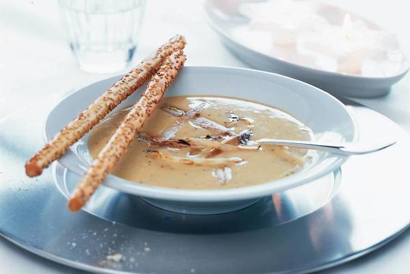 mustard soup with chicory