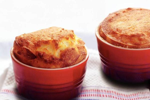 step-by-step potato cheese souffle