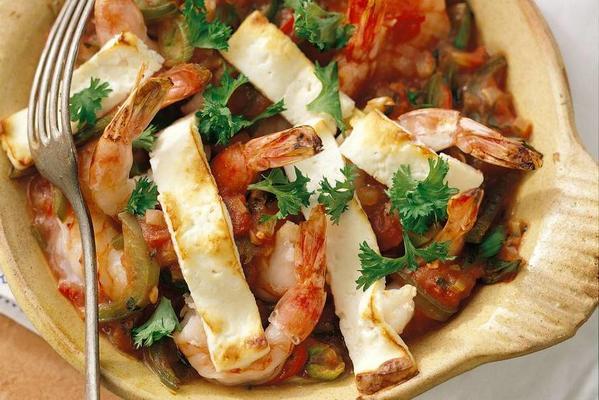 grilled shrimp with tomato sauce