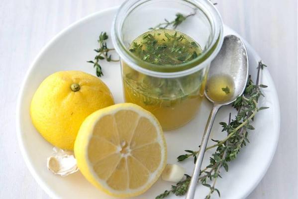 lemon-thyme vinaigrette