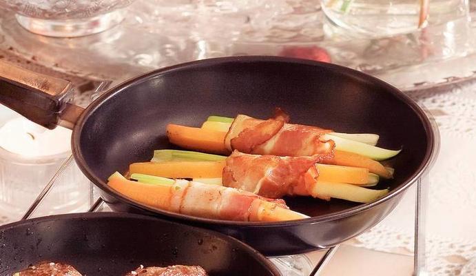 vegetable packages with bacon