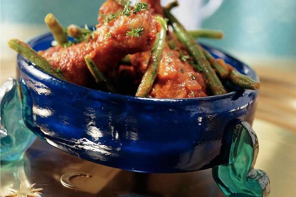 chicken dish with green beans
