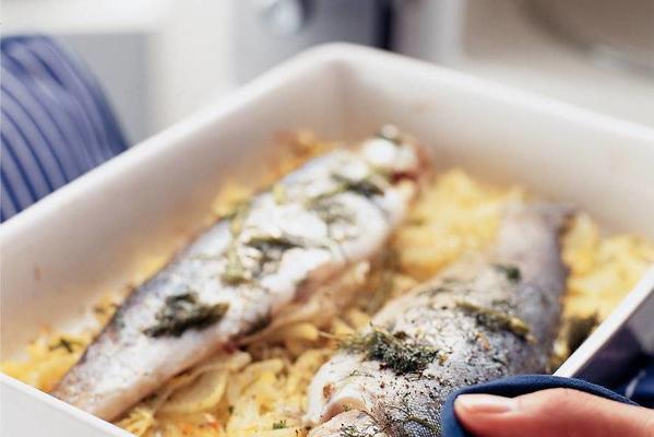 stuffed trout with fennel
