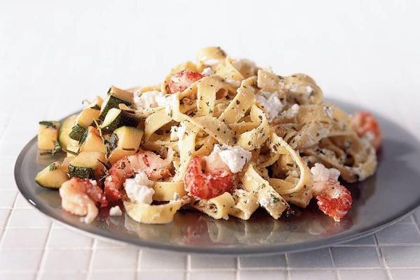 pasta with ricotta and crayfish