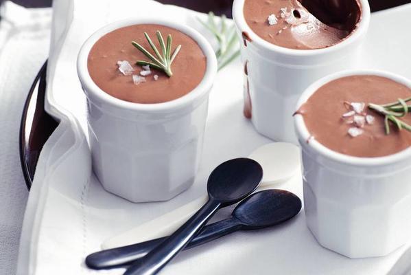 chocolate mousse with rosemary