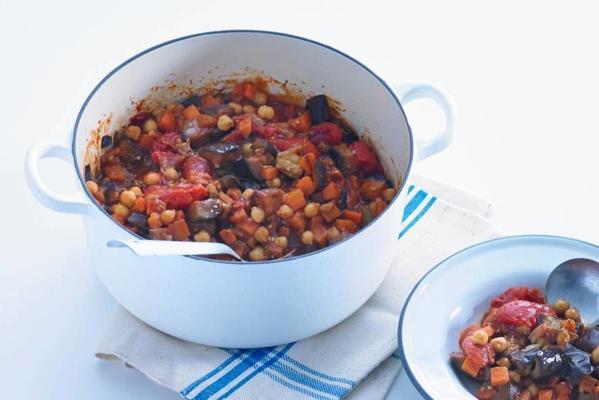 eggplant stew with chickpeas