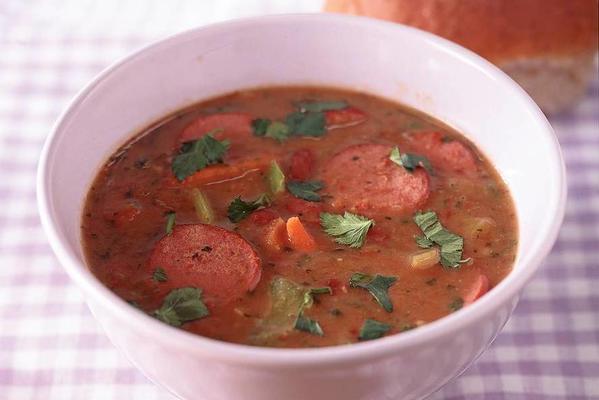 brown-bean soup with sausage