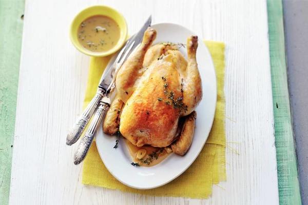 chicken with garlic and thyme