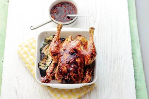 chicken with pomegranate syrup