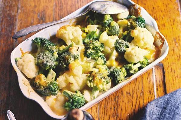 broccoli cauliflower gratin