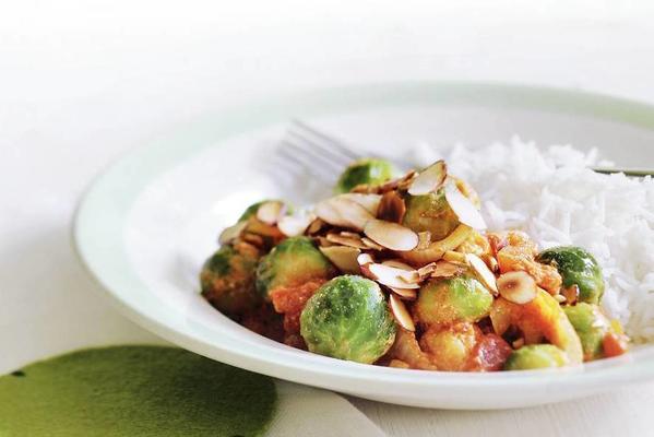 stir-fried sprouts in curry