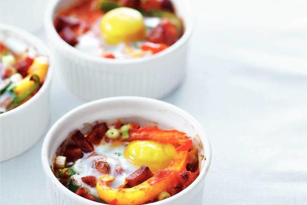 egg-paprika chorizo ​​dish