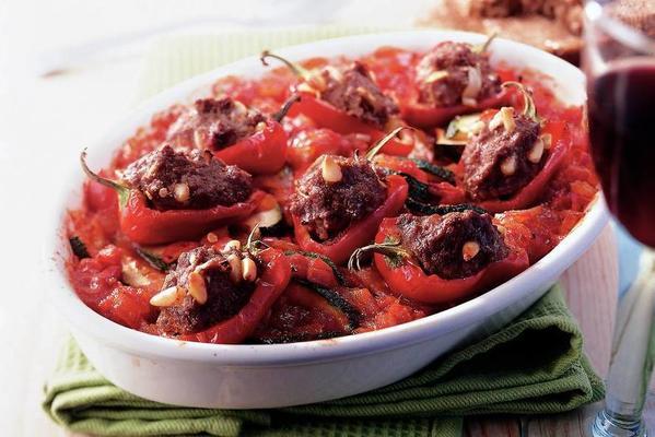 stuffed cherry peppers from the oven