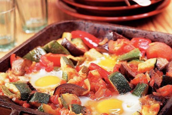 vegetable dish with egg