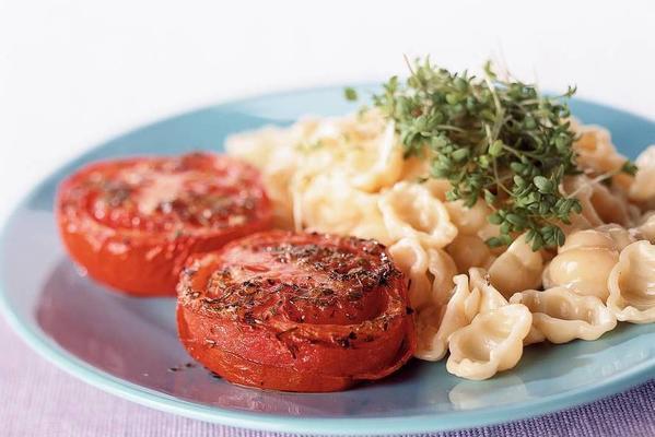 roasted tomatoes with pasta