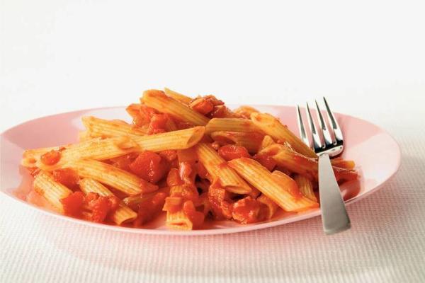 penne with tomato sauce
