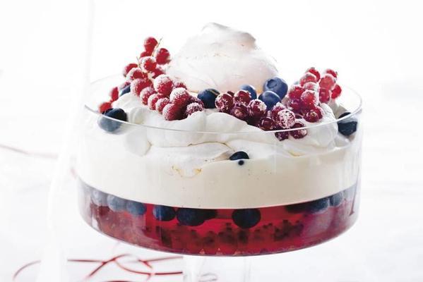 supertrifle with berries