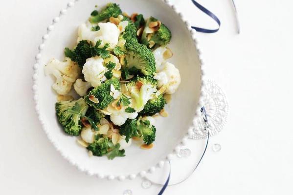 broccoli with cauliflower