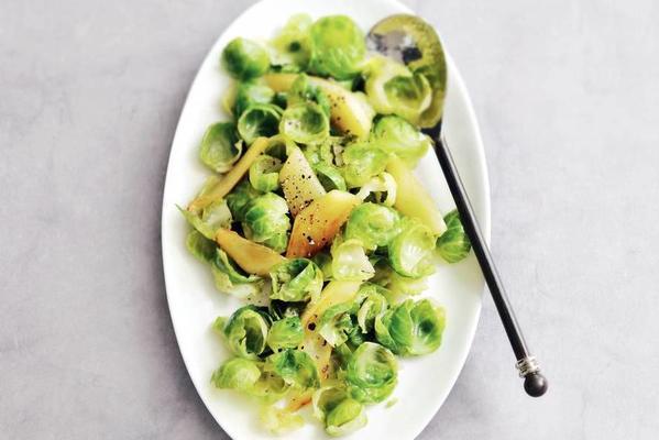 sprouts with pear