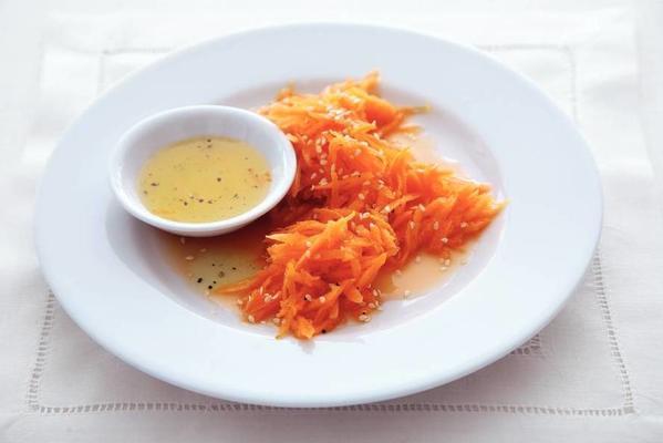 carrot with mint butter