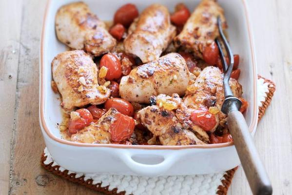 chicken rolls with tomato