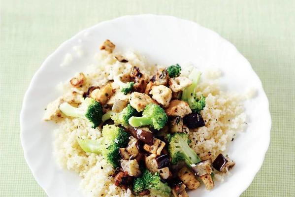 quorn with broccoli