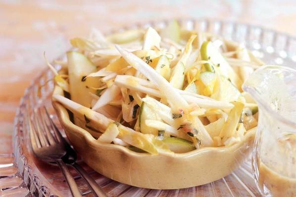 chicory salad with parsley dressing