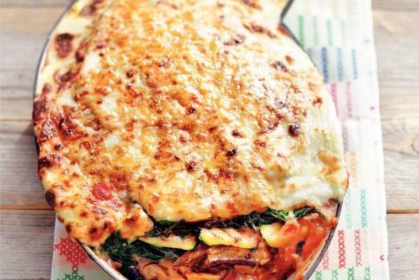 lasagne with 4 vegetables