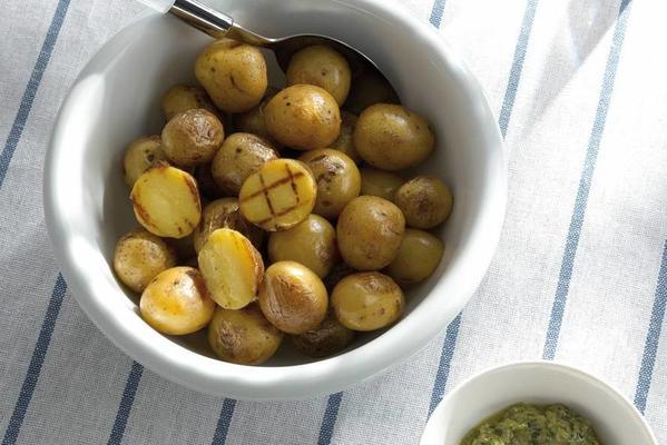new potatoes with salsa verde