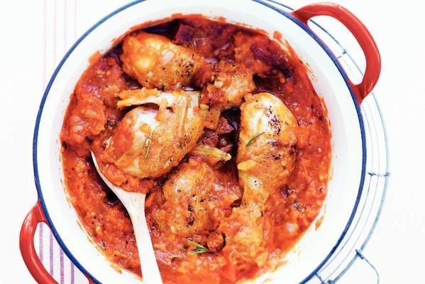 chicken stew with tomatoes