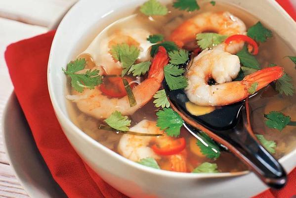 spicy-sour prawn soup