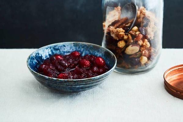 sweet cranberry compote