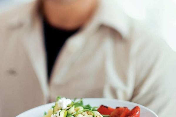 tagliatelle with grilled vegetables