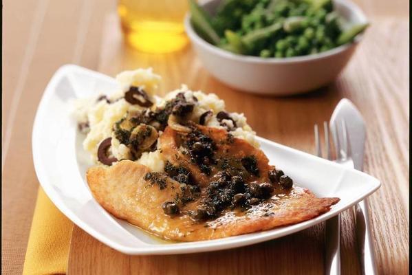 tilapia with anchovy butter