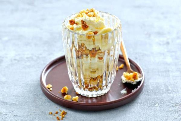 banoffee pie in a glass