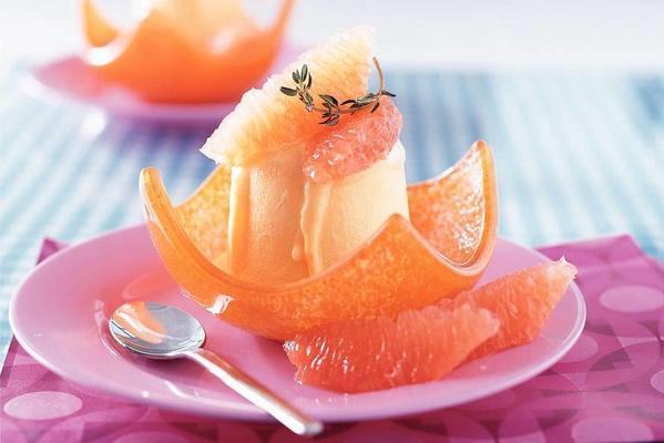 grapefruit-thyme parfait