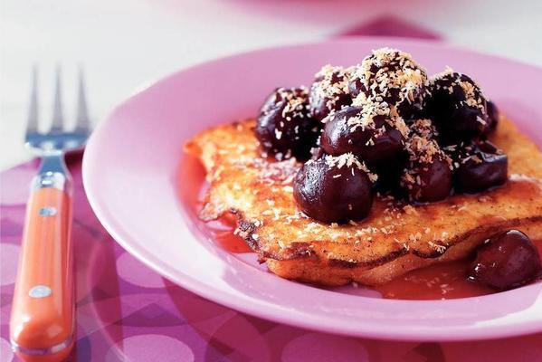 cherry-coconut French toast