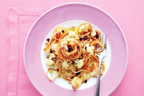 sicilian cauliflower spaghetti