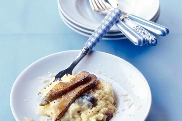 risotto with pears and gorgonzola