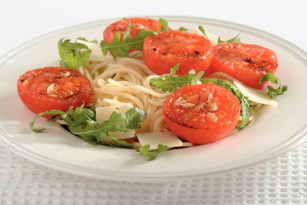 spaghetti with roasted tomatoes