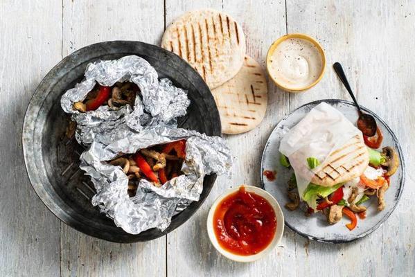 shoarma package from the barbecue