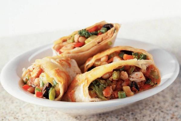well-filled wrap