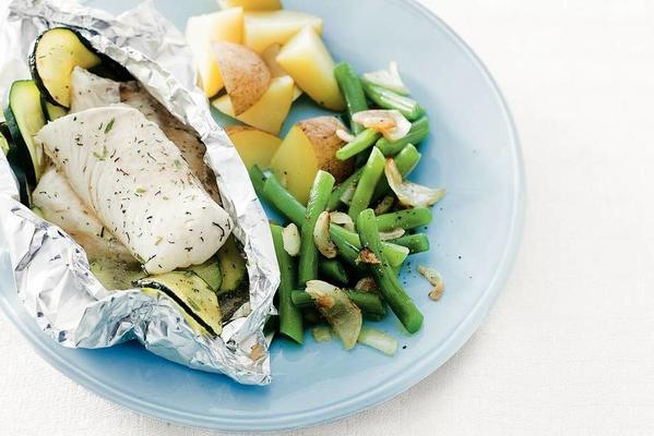 haddock package with courgette