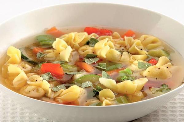 Italian vegetable soup with perline