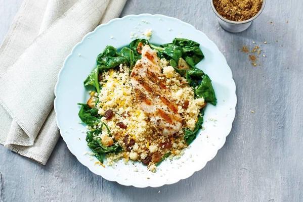 chicken with za'atar and sicilian couscous