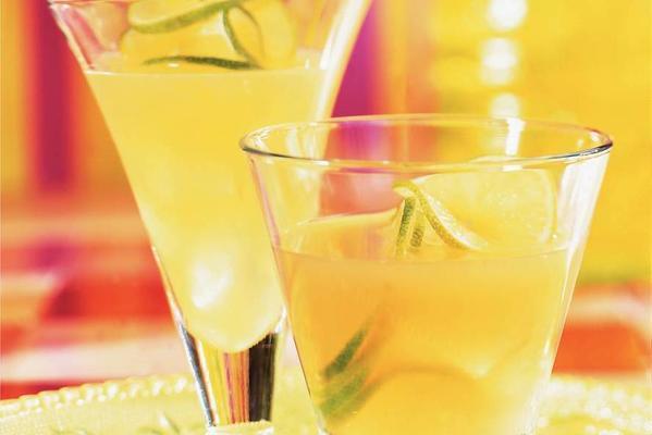 fresh fruit drink: lime pineapple drink