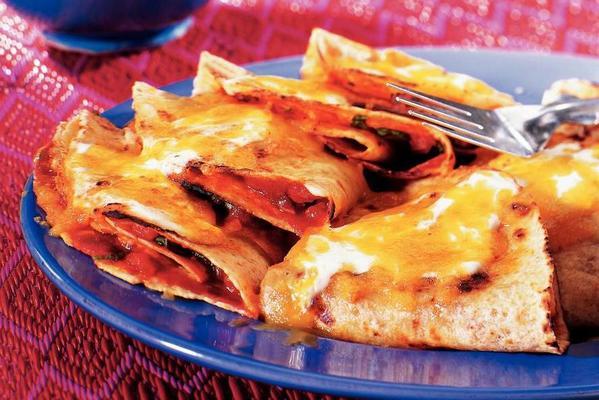 baked corn tortillas with cheese